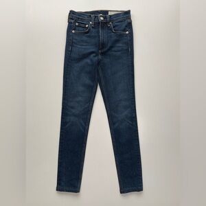 RAG &‎ BONE High Rise Skinny Shirley Jean Womens 23 (24x27) Dark Wash Denim
